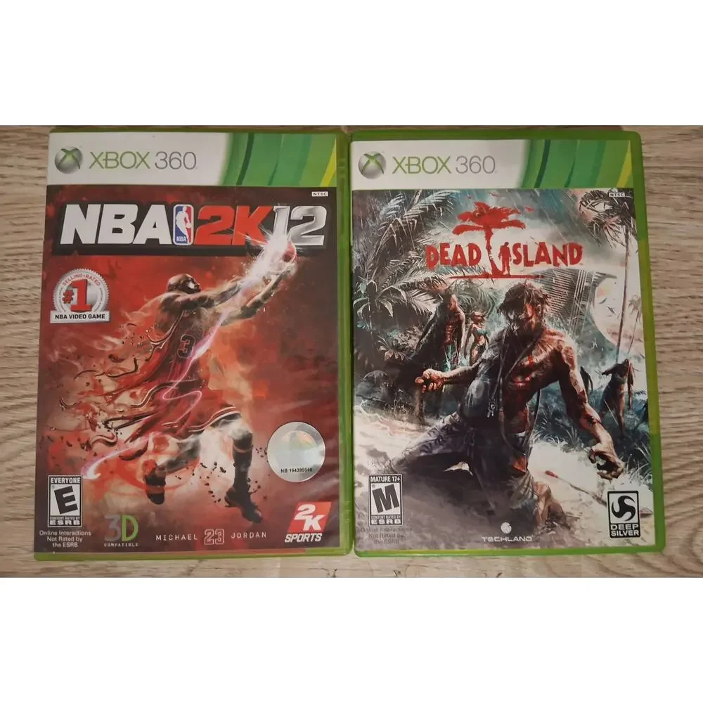 Lot Of 6 Xbox 360 Video Games Pre-owned Untested Sports and Shooter Games